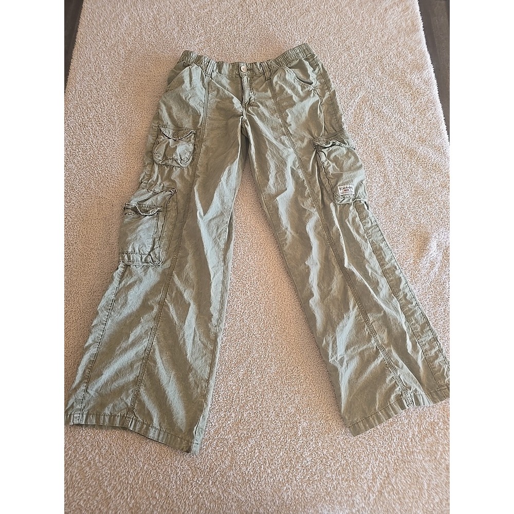 BGD Light Green Y2K Multi-pocket Cargo Pants Women's‎ L
